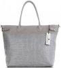 Bőr táska shopper bag Vittoria Gotti világosszürke V691622